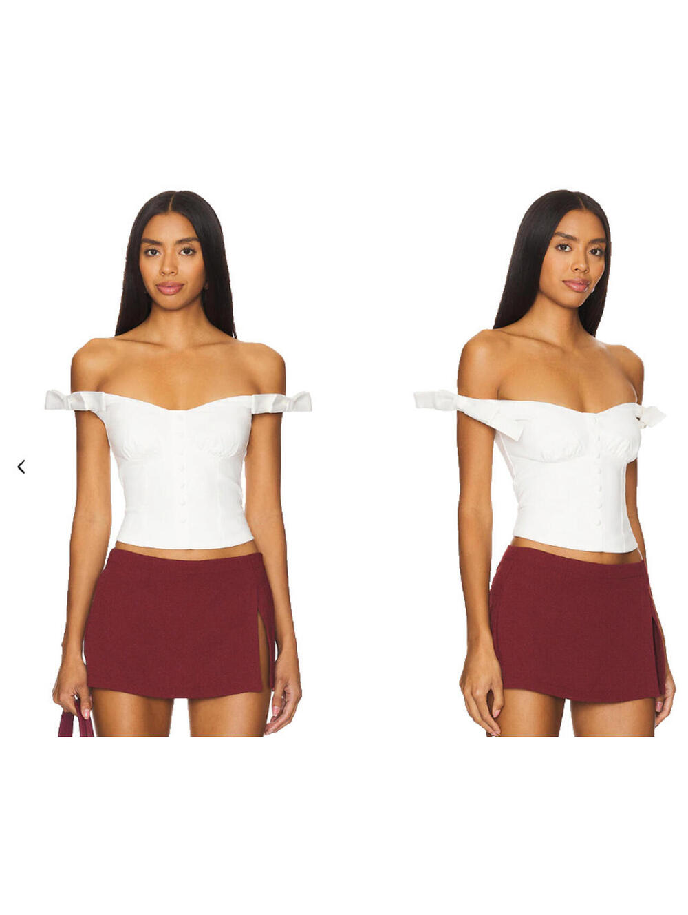 More To Come Ezra Off Shoulder Top  white size XXS NWT $72msrp